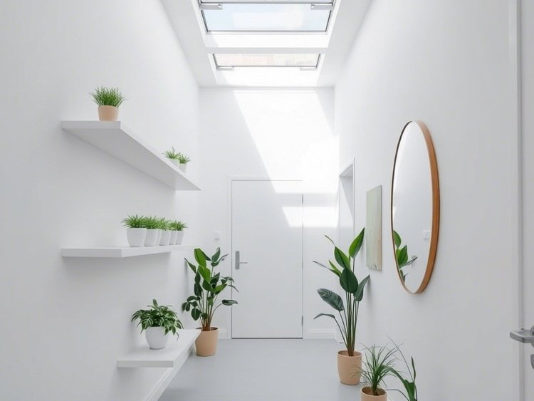 White Hallway Wonders- Bright and Airy Transformations